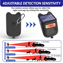 Load image into Gallery viewer, Solar Driveway Alarms Wireless Outside Weatherproof Motion Detector & Sensor for 1000ft Long Range - No Need Replace Batteries Security Driveway Alert System - Monitor & Protect Outside Property, SensorsandReceiver_1809