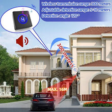 Load image into Gallery viewer, Solar Driveway Alarms Wireless Outside Weatherproof Motion Detector & Sensor for 1000ft Long Range - No Need Replace Batteries Security Driveway Alert System - Monitor & Protect Outside Property, SensorsandReceiver_1810