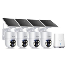 Load image into Gallery viewer, SOLIOM 5MP Security Cameras Wireless Outdoor, No Subscription, 4-Cam Kit, White_1