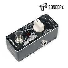 Load image into Gallery viewer, Sondery Compressor Pedal for Electric Guitar and Bass, Mini Compression Pedal True Bypass, Controls by Sustain Level and Attach, Art Design Series_8272