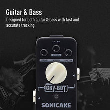 Load image into Gallery viewer, SONICAKE Auto Wah Pedal Auto Wah Guitar Pedal Guitar Effect Pedal Envelope Filter Cry-Bot True Bypass, AutoWah_8689