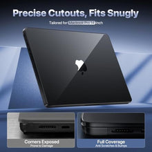 Load image into Gallery viewer, Soonjet Compatible for MacBook Pro 14 inch Case | M5 M4 M3 M2 M1 Pro/Max 2026-2021 | 100% Clear, Refined Black | Protective Hard Shell Laptop Cover | Crystal Black, CrystalBlack_4278