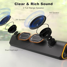 Load image into Gallery viewer, SOULION Bluetooth Computer Speakers for Desktop Monitor PC USB Powered, DarkGrey_779