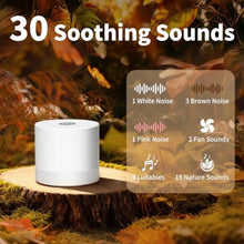 Load image into Gallery viewer, Sound Machine Mini White Noise Machine with 30 Soothing Sounds 4 Timers Memory Function for Newborn Baby Kids Adults Portable Rechargeable Sleep Brown Noise Machine for Travel Camping Home Office_739
