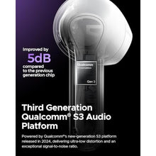 Load image into Gallery viewer, SoundPEATS Air5 Truly Wireless Semi in Ear Earbuds, TWS Noise Nancelling Headphones, Snapgragon Sound, APTX Adaptive Lossless and QCC3091, Bluetooth V5.4 Earphones with 6 Mics, 30 Hrs Gaming Playtime, White_2551