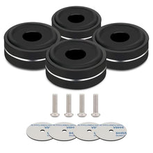 Load image into Gallery viewer, Speaker Isolation Feet 4Pcs 40x15mm Load 400KG Aluminum Audio feet(Black)_1