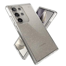 Load image into Gallery viewer, Speck Presidio Perfect Clear Samsung Galaxy S24 Ultra Case - Drop & Camera Protection, Clear Phone Case, Wireless Charging Compatible, Shock Absorbant, Galaxy S24 Ultra Case - Gold Glitter, ClearwGoldGlitter_1