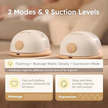 Load image into Gallery viewer, SporraMom Heated Wearable Breast Pump W2, Hands-Free, 2-Pack, 24mm, White_20