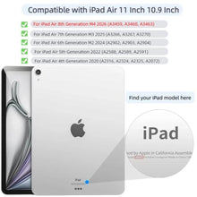 Load image into Gallery viewer, SQQSOOZ Keyboard Case for iPad Air 11 Inch M4, Air 5th/4th Gen, Cream White, CreamWhite_887