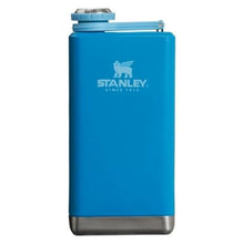 Load image into Gallery viewer, Stanley Adventure Pre-Party Flask 8 oz | Leakproof Hip Flask | Hinge Connected Never Lose Cap | Insulated Stainless Steel Liquor Container | BPA-Free | Azure_1