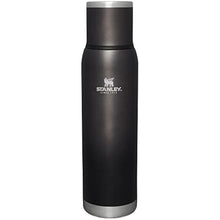 Load image into Gallery viewer, Stanley Adventure-To-Go Vacuum Bottle 1.4 qt | Wide Mouth with Leakproof Cup Lid | Keep Drinks Hot or Cold | Packable for Travel | Insulated Stainless Steel Thermal Bottle | BPA-Free | Charcoal Glow, CharcoalGlow_1
