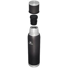 Load image into Gallery viewer, Stanley Adventure-To-Go Vacuum Bottle 1.4 qt | Wide Mouth with Leakproof Cup Lid | Keep Drinks Hot or Cold | Packable for Travel | Insulated Stainless Steel Thermal Bottle | BPA-Free | Charcoal Glow, CharcoalGlow_1064