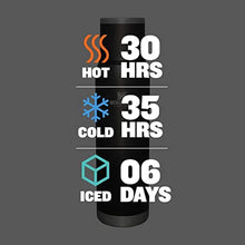 Load image into Gallery viewer, Stanley Adventure-To-Go Vacuum Bottle 1.4 qt | Wide Mouth with Leakproof Cup Lid | Keep Drinks Hot or Cold | Packable for Travel | Insulated Stainless Steel Thermal Bottle | BPA-Free | Charcoal Glow, CharcoalGlow_1067