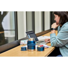Load image into Gallery viewer, STANLEY Classic Food Jar and Spork 24 oz | Vacuum Insulated Food Container | Wide Mouth Screw On Lid | Packable for Travel | Stainless Steel with Leakproof Lid | BPA-Free | Black 2.0_2231