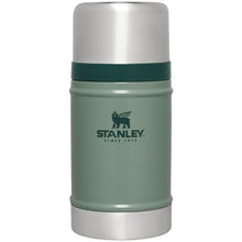 Load image into Gallery viewer, Stanley Classic Legendary Large Food Jar 24 oz | Vacuum Insulated Food Container | Wide Mouth Screw On Lid | Packable for Travel | Stainless Steel & Leakproof Lid | Hammertone Green, HammertoneGreen_1
