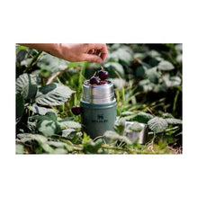 Load image into Gallery viewer, Stanley Classic Legendary Large Food Jar 24 oz | Vacuum Insulated Food Container | Wide Mouth Screw On Lid | Packable for Travel | Stainless Steel & Leakproof Lid | Hammertone Green, HammertoneGreen_581