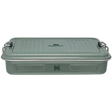 Load image into Gallery viewer, STANLEY Classic Legendary Useful Box 1.25 qt | Metal Snack and Lunch Box | Durable Stainless Steel Travel Food Storage Container | Hiking, Camping, School, or Work | BPA-Free | Hammertone Green, HammertoneGreen_970