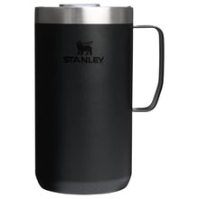 Load image into Gallery viewer, STANLEY Everyday Camp Mug 24oz | Drink Through Lid | Cup for Coffee, Tea and Drinks | Insulated Stainless Steel Coffee Mug | BPA-Free | Black 2.0_1
