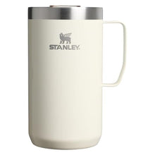 Load image into Gallery viewer, STANLEY Everyday Camp Mug 24oz | Drink Through Lid | Cup for Coffee, Tea and Drinks | Insulated Stainless Steel Coffee Mug | BPA-Free | Cream Gloss, CreamGloss_1