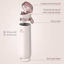 Load image into Gallery viewer, STANLEY Flowstate Spring Bottle, 20 oz, Rose Quartz, RoseQuartz_253
