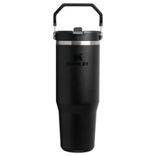 Load image into Gallery viewer, Stanley IceFlow 2.0 Flip Straw Tumbler with Handle 30 oz | Twist On Lid and Flip Up Straw | Leak Resistant Water Bottle | Insulated Stainless Steel | BPA-Free | Black 2.0_1