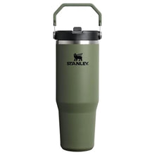 Load image into Gallery viewer, Stanley IceFlow 2.0 Flip Straw Tumbler with Handle 30 oz | Twist On Lid and Flip Up Straw | Leak Resistant Water Bottle | Insulated Stainless Steel | BPA-Free | Dried Pine, DriedPine_1