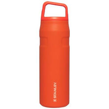 Load image into Gallery viewer, STANLEY IceFlow Cap and Carry Water Bottle 24 oz | Wide Mouth Twist Lid | Lightweight and Leakproof for Travel and Sports | Insulated Stainless Steel | BPA-Free | Tigerlily_1
