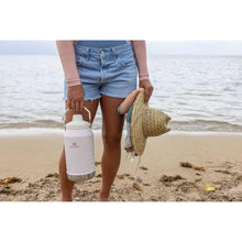 Load image into Gallery viewer, Stanley IceFlow Fast Flow Jug with Handle 96 oz | Twist On Angled Spout Lid | Leakproof for Travel and Sports | Insulated Stainless Steel | BPA-Free | Rose Quartz, RoseQuartz_1151