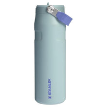 Load image into Gallery viewer, Stanley IceFlow Flip Straw 2.0 Water Bottle 24 oz | Built-In Straw for Travel and Sports | Lightweight and Leak Resistant | Insulated Stainless Steel | BPA-Free | Blue Cactus, ExclusiveBlueCactus_1