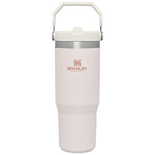 Load image into Gallery viewer, STANLEY IceFlow Flip Straw Tumbler with Handle 30 oz | Twist On Lid and Flip Up Straw | Leak Resistant Water Bottle | Insulated Stainless Steel |BPA-Free | Rose Quartz 1.0, RoseQuartz_1