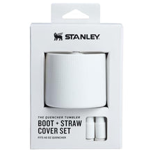 Load image into Gallery viewer, STANLEY Quencher Boot and Straw Cover Cap | Anti-Slip Silicone Protector for 40 oz Tumbler with Handle | Accessory Set for Stainless Steel Drinking Cup | BPA-Free | Pale Stone, PaleStone_1