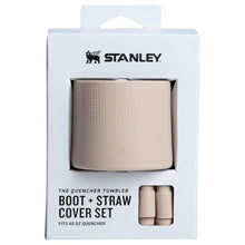 Load image into Gallery viewer, STANLEY Quencher Boot and Straw Cover Cap | Anti-Slip Silicone Protector for 40 oz Tumbler with Handle | Accessory Set for Stainless Steel Drinking Cup | BPA-Free | Sand_1