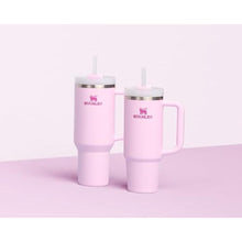 Load image into Gallery viewer, STANLEY Quencher H2.0 Tumbler with Handle and Straw 30 oz | Flowstate 3-Position Lid | Cup Holder Compatible for Travel | Insulated Stainless Steel Cup | BPA-Free | Cherry Blossom, LightPinkPink_705