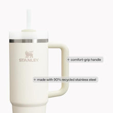 Load image into Gallery viewer, STANLEY Quencher H2.0 Tumbler with Handle and Straw 40 oz | Flowstate 3-Position Lid | Cup Holder Compatible for Travel | Insulated Stainless Steel Cup | BPA-Free | Fluted Black, FlutedBlack_1641