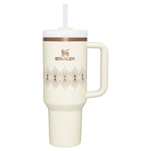 Load image into Gallery viewer, Stanley Quencher H2.O FlowState Tumbler 40 oz Cream Gloss Deco, CreamGlossDeco_1