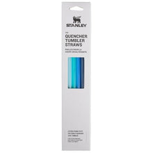 Load image into Gallery viewer, Stanley Quencher Tumbler Straws for 30 oz | Reusable Replacement Straws for Tumbler with Handle | Stainless Steel Drinking Cup Accessory | BPA-Free | Blue Multi Pack, BlueMultiPack_1