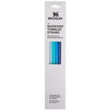 Load image into Gallery viewer, Stanley Quencher Tumbler Straws for 30 oz | Reusable Replacement Straws for Tumbler with Handle | Stainless Steel Drinking Cup Accessory | BPA-Free | Blue Multi Pack, BlueMultiPack_608