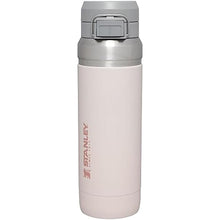 Load image into Gallery viewer, Stanley Quick Flip GO Water Bottle 36 oz | Push Button Lid | Leakproof and Packable for Travel and Sports | Insulated Stainless Steel | BPA-Free | Rose Quartz, RoseQuartz_1