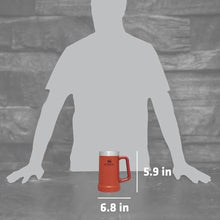 Load image into Gallery viewer, STANLEY Stay-Chill Beer Stein 24 oz | Heavy Duty Big Grip Handle | Beer Tumbler Drink Cup, Holds 2 Cans | Insulated Stainless Steel Party Mug | BPA-Free | Black 2.0_720