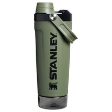 Load image into Gallery viewer, STANLEY Vitalize Shaker Bottle 20 oz | Leakproof Insulated Stainless Steel Shaker Cup | Base Storage and Twist On Fast Flow Lid | Protein Shakes and Pre Workout Powder | BPA-Free | Dried Pine, DriedPine_1