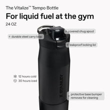 Load image into Gallery viewer, STANLEY Vitalize Tempo Bottle, 24 oz, Stainless Steel Ash, StainlessSteelAsh_775