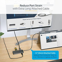 Load image into Gallery viewer, StarTech 6-in-1 USB-C Hub, 4K HDMI HDR10, 3X USB-A 5Gbps, GbE, 100W, SpaceGray_1752