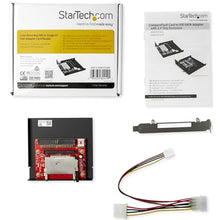 Load image into Gallery viewer, StarTech IDE to CompactFlash SSD Card Reader for 3.5in Bay (35BAYCF2IDE), Black_8301