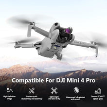 Load image into Gallery viewer, STARTRC Filter Kit for DJI Mini 4 Pro - 4 Pack ND/PL8 ND/PL16 ND/PL64 ND/PL256 Neutral Density Camera Lens Filter Sets Compatible with DJI Mini 4 Pro Drone Lens Accessory(Aluminum Version)_1658