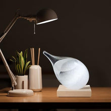 Load image into Gallery viewer, Storm Glass Weather Station Elegant Drop-Shaped Crystal Barometer, Perfect Christmas & Winter Gift for Home & Office Decor, Unique Weather Predictor for Family & Friends_134