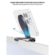 Load image into Gallery viewer, Stouchi Mag-Safe Continuity Camera Mount for Desktop Monitor, Grey_7806