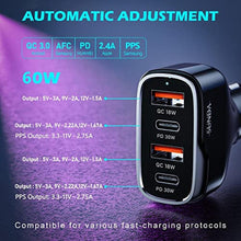 Load image into Gallery viewer, SUNDA 40W USB C Fast Car Charger, 4-Ports Car Charger Adapter, Dual Type C PD 20W Compatible with iPhone12/11 Pro/Max/iPhone11/iPad Pro/Galaxy/Samsung, Dual USB-A 18W QC3.0 for Android, CCAC_1696