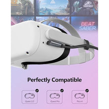 Load image into Gallery viewer, SUNGUY 16FT 5Gbps USB-C VR Link Cable, Charging While Playing, Compatible with Meta/Oculus Quest Pro/Pico4, PC/Steam VR Gaming, Grey_2248