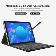 Load image into Gallery viewer, SUNTUNG Android Tablet, 2026 Latest 10 inch Android 14 Tablet, MTK8183 Octa-Core, 16GB 128GB 1TB Expansion, 2.4/5G WiFi, 21MP Camera, Gemini AI 2.0, Tablets with Keyboard, Mouse, Case etc, Black_2024