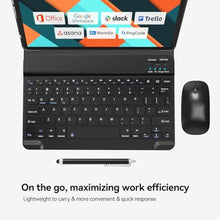 Load image into Gallery viewer, SUNTUNG Android Tablet, 2026 Latest 10 inch Android 14 Tablet, MTK8183 Octa-Core, 16GB 128GB 1TB Expansion, 2.4/5G WiFi, 21MP Camera, Gemini AI 2.0, Tablets with Keyboard, Mouse, Case etc, Black_2026